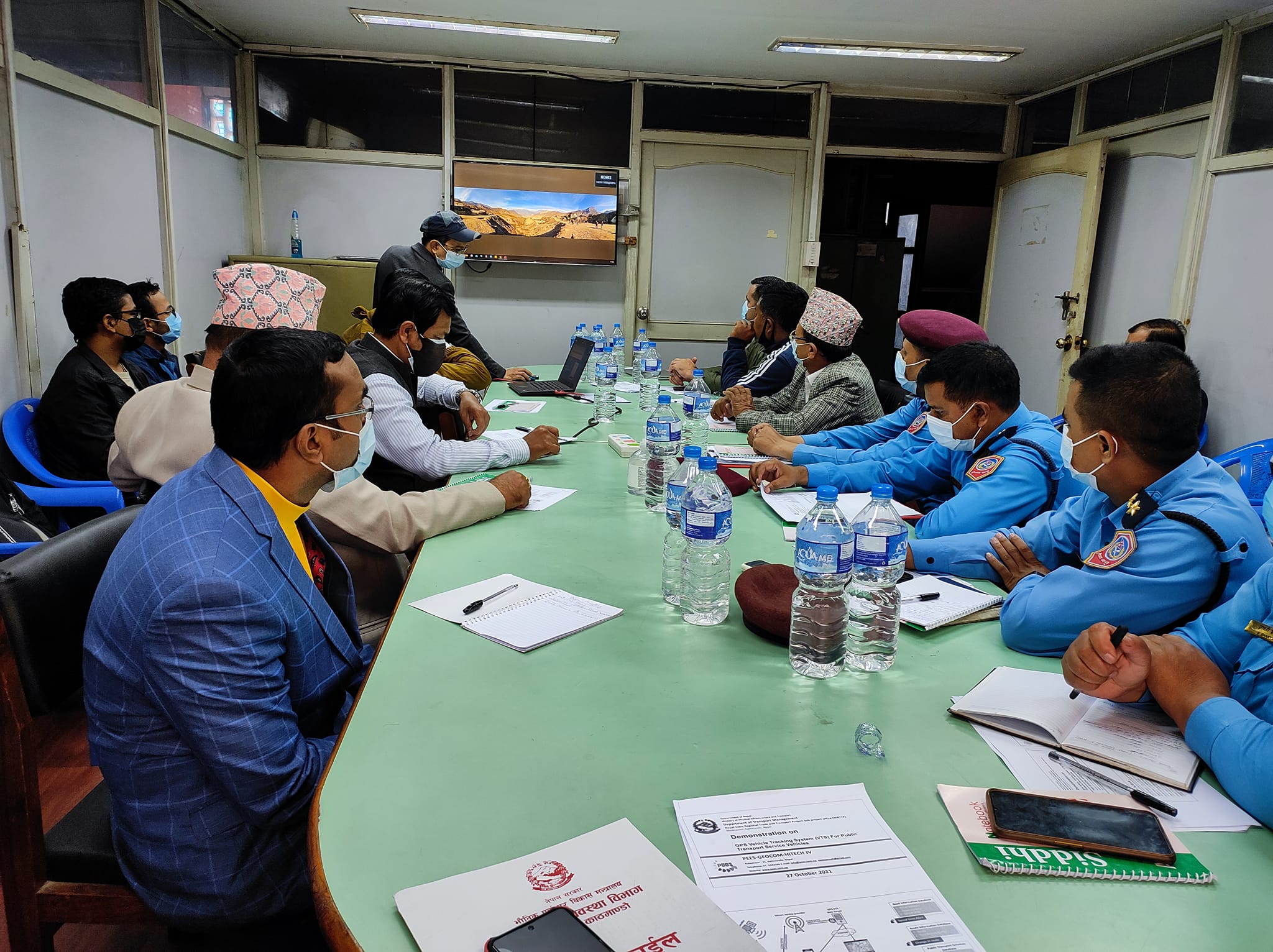 GPS-VTS Launching Training Program At Department Of Transport, Minbhawan, Kathmandu, Nepal